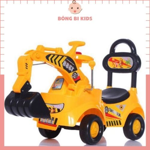 Xe cần cẩu chòi chân đa năng đèn nhạc cho bé Bông Bi Kids Store