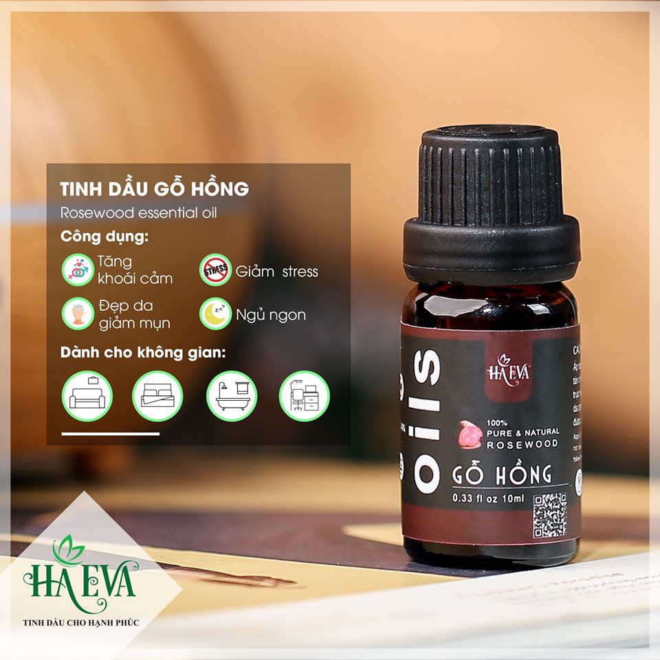 [Ha Eva] Tinh dầu Gỗ Hồng ( Rosewood Essential Oil )