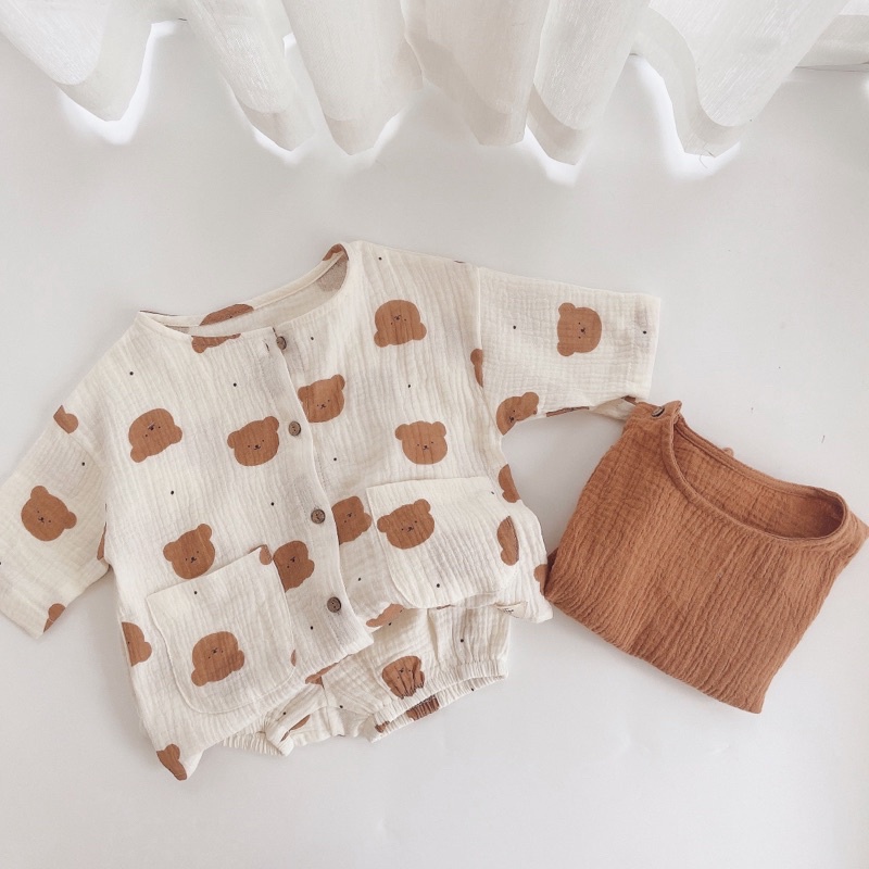 Quần đùi quần boom cho bé trai bé gái P'ti chou ( Gum Pumpkin Pant )