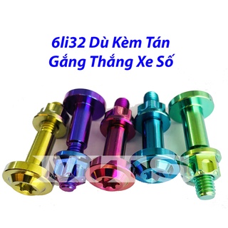 Ốc Tay Thắng Xe Số Titan Gr5 Kèm Tán Cho Sirus/Sonic/Raider/Wave/Dream/Satria/Tarus 6li32 Dù