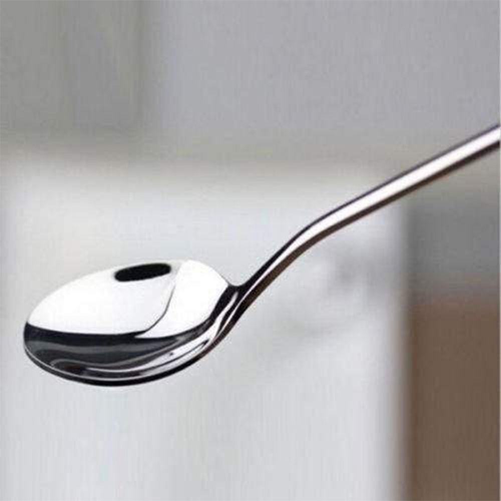 Set 2 muỗng cà phê cán dài bằng thép không gỉ phong cách Hàn Quốc