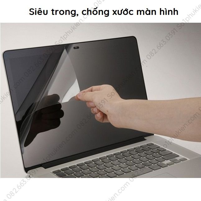 Dán màn hình laptop PPF các dòng theo yêu cầu chống bụi, nước, cảm ứng siêu mượt, tự phục hồi vết trầy xước