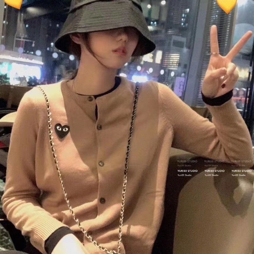 Áo khoác len cổ tròn thời trang phong cách Nhật Bản dành cho nữ