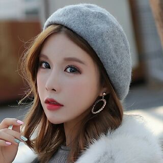 Mũ nồi beret dạ dầy (hàng đẹp)