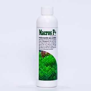 PHÂN NƯỚC ĐA LƯỢNG MACROS P+ | PHOTPHO NGĂN NGỪA ĐÓM XANH BÁM KÍNH BÁM LÁ CÂY THUỶ SINH AZ