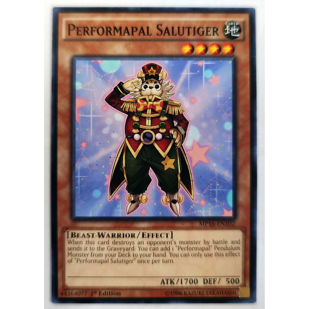 [Thẻ Yugioh] Performapal Salutiger |EN| Common (ARC-V)