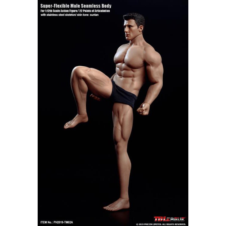 Mô hình chính hãng TBLeague 1/12: Body nam giới của Phicen