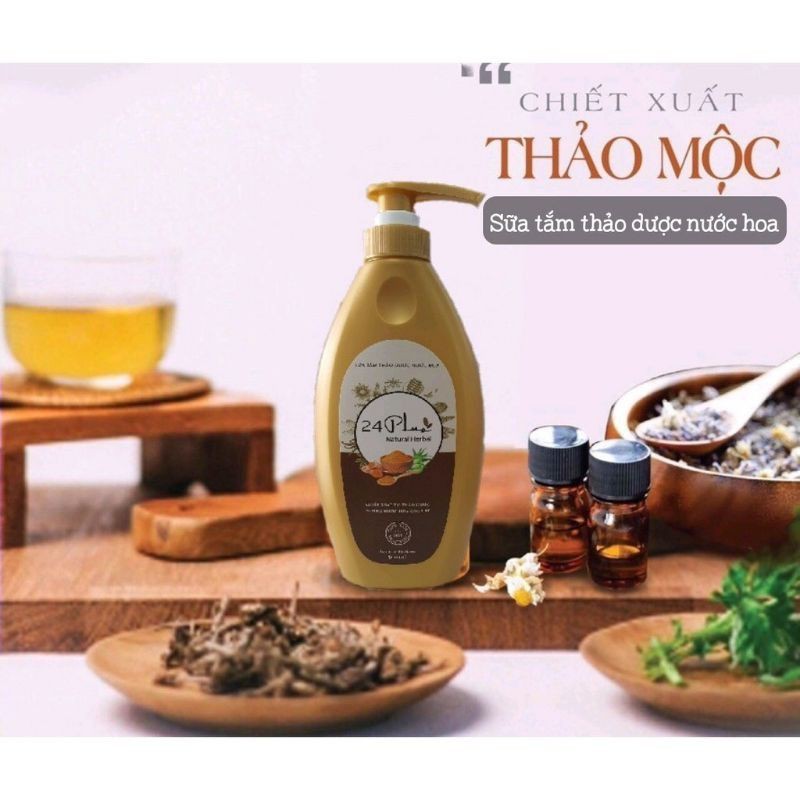 Sữa tắm thải dược nước hoa 24plus.