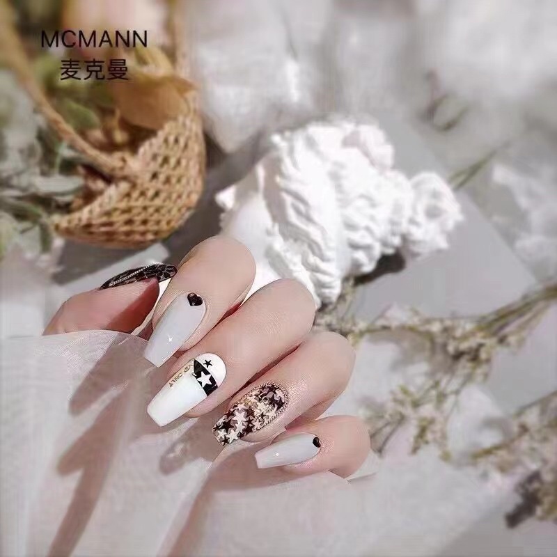 Phụ kiện nhũ hình thoi hình lục giác 4 mẫu lấp lánh trang trí nail