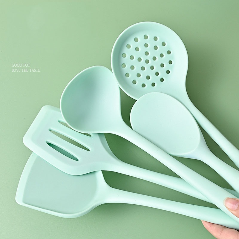 Bộ Dụng Cụ Nấu Ăn Bằng silicone Chống Dính Tiện Lợi