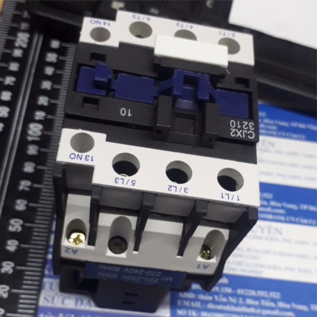 CONTACTOR KHỞI ĐỘNG TỪ CJX2 3210 220VAC/24VAC 32A kde4786