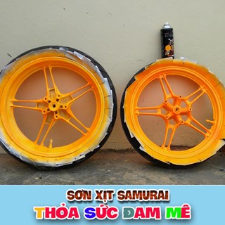 Samurai 55 - Chai sơn xịt Samurai màu cam huỳnh quang 55