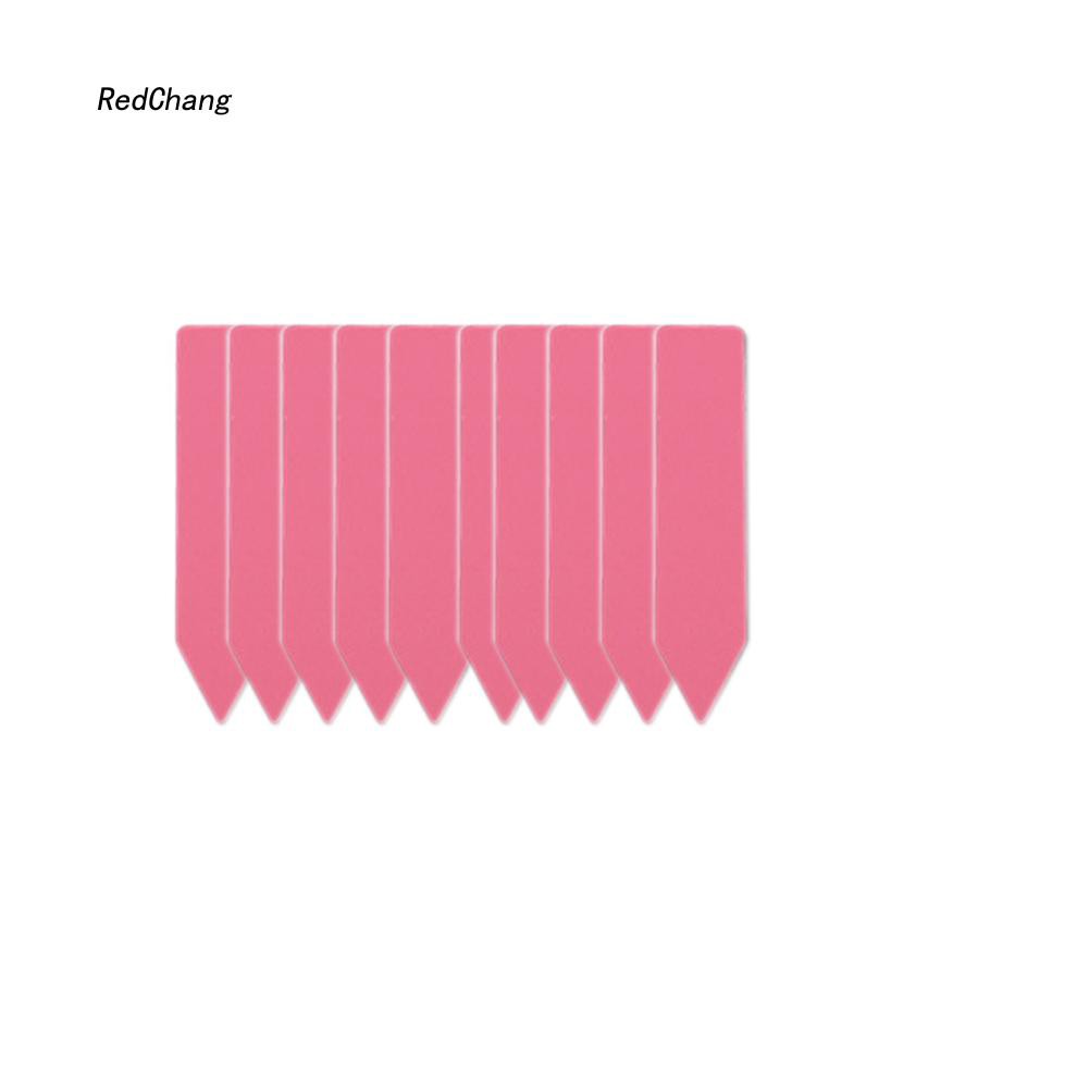 Set 100 thẻ nhựa ghi đánh dấu tên cây trồng không thấm nước tái sử dụng tiện lợi