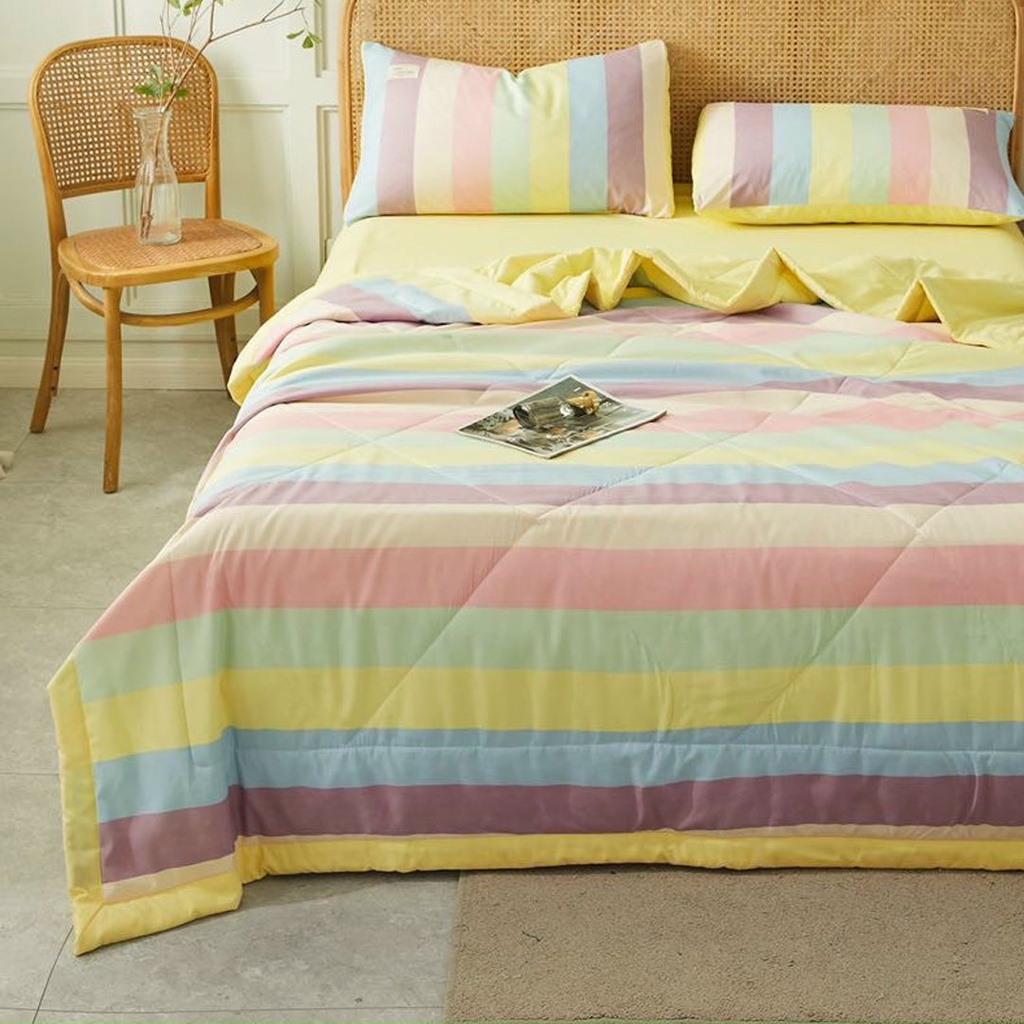 Bộ chăn,ga gối cotton chăn trần Emmibedding Store
