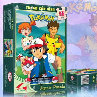 Tranh xếp hình 63 mảnh - Pikachu & Togepi