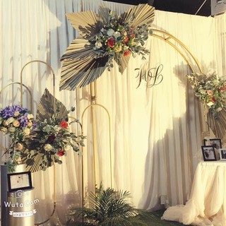 lá cọ khô decor