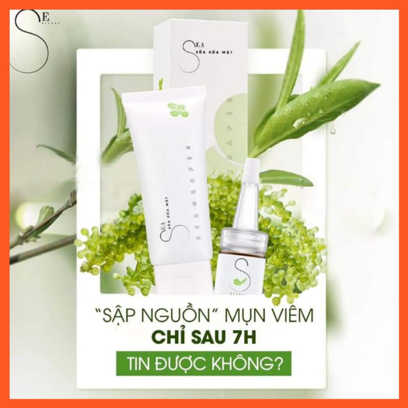 COMBO XÓA MỤN NÁM TÀN NHANG SERUM + SỮA RỬA MẶT