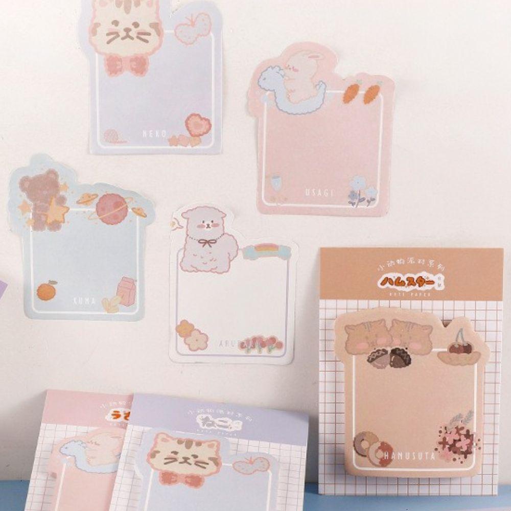 Giấy Ghi Chú Họa Tiết Động Vật Dễ Thương Dành Cho Học Sinh