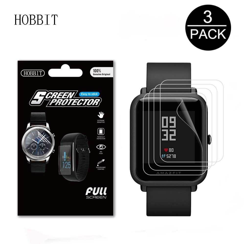 YIFILM Set 3 Miếng Dán Màn Hình Bằng TPU Mềm Cho Đồng Hồ Thông Minh Xiaomi Huami Amazfit Bip PACE Lite Youth