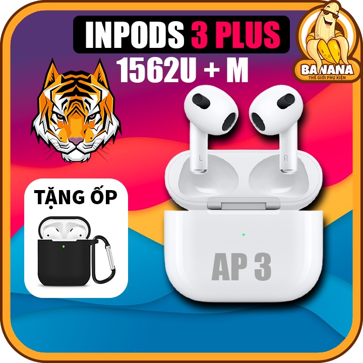 1562U + 1562M - Tai Nghe TWS inPods 3 - Bản Nâng Cấp Cao Nhất - Tai Nghe Gaming Chơi Game Có Micro, Không Delay
