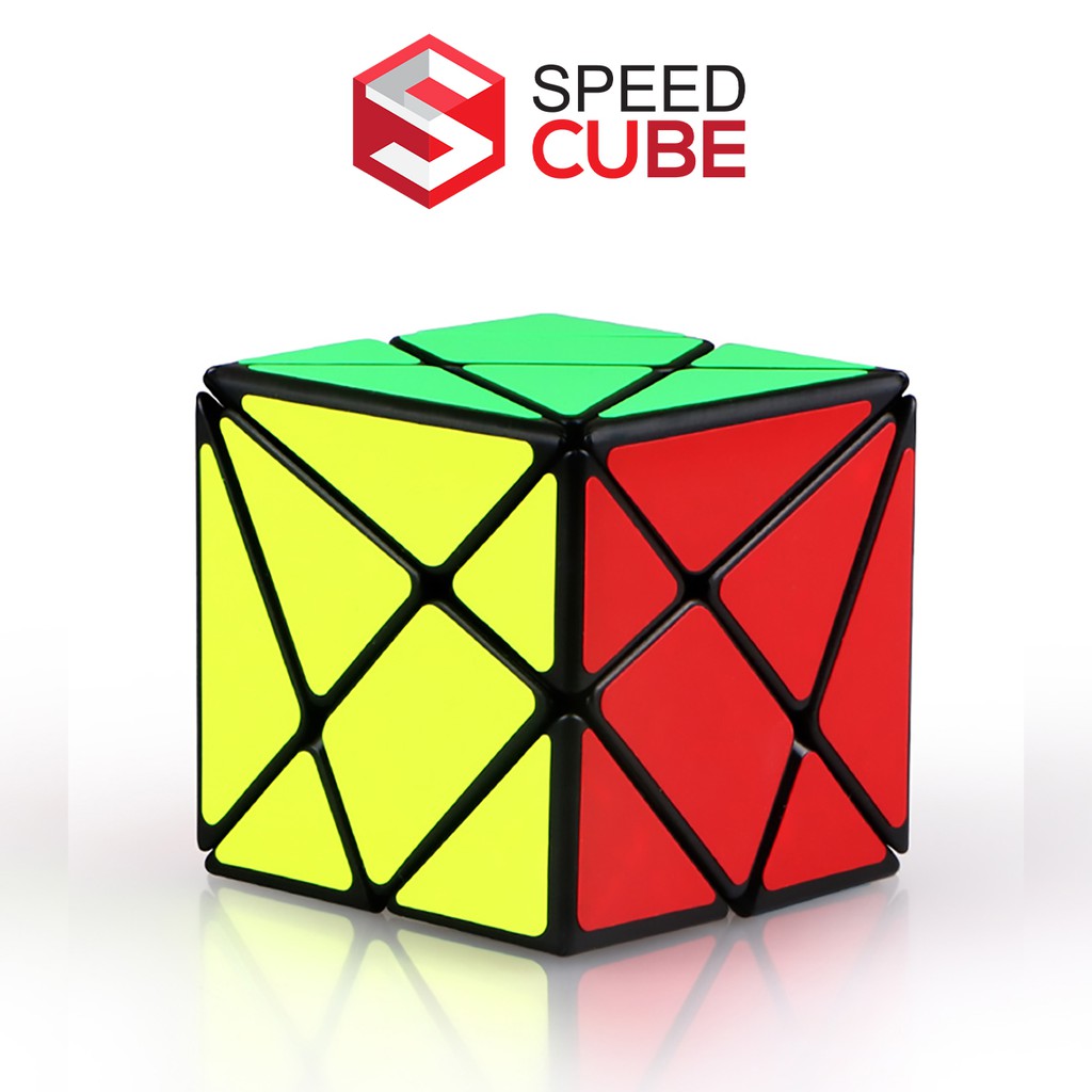 Rubik 2x2 3x3 4x4 5x5 Qiyi , Khối lập phương Rubic Màu đen Hình lá phong SPEED CUBE