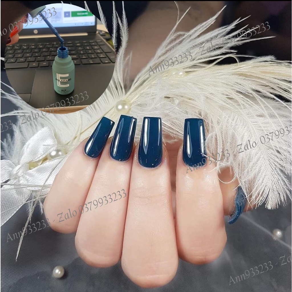 Màu sơn ALF xanh cổ vịt hót trend - Sơn gel cao cấp siêu mượt  - Ann933233