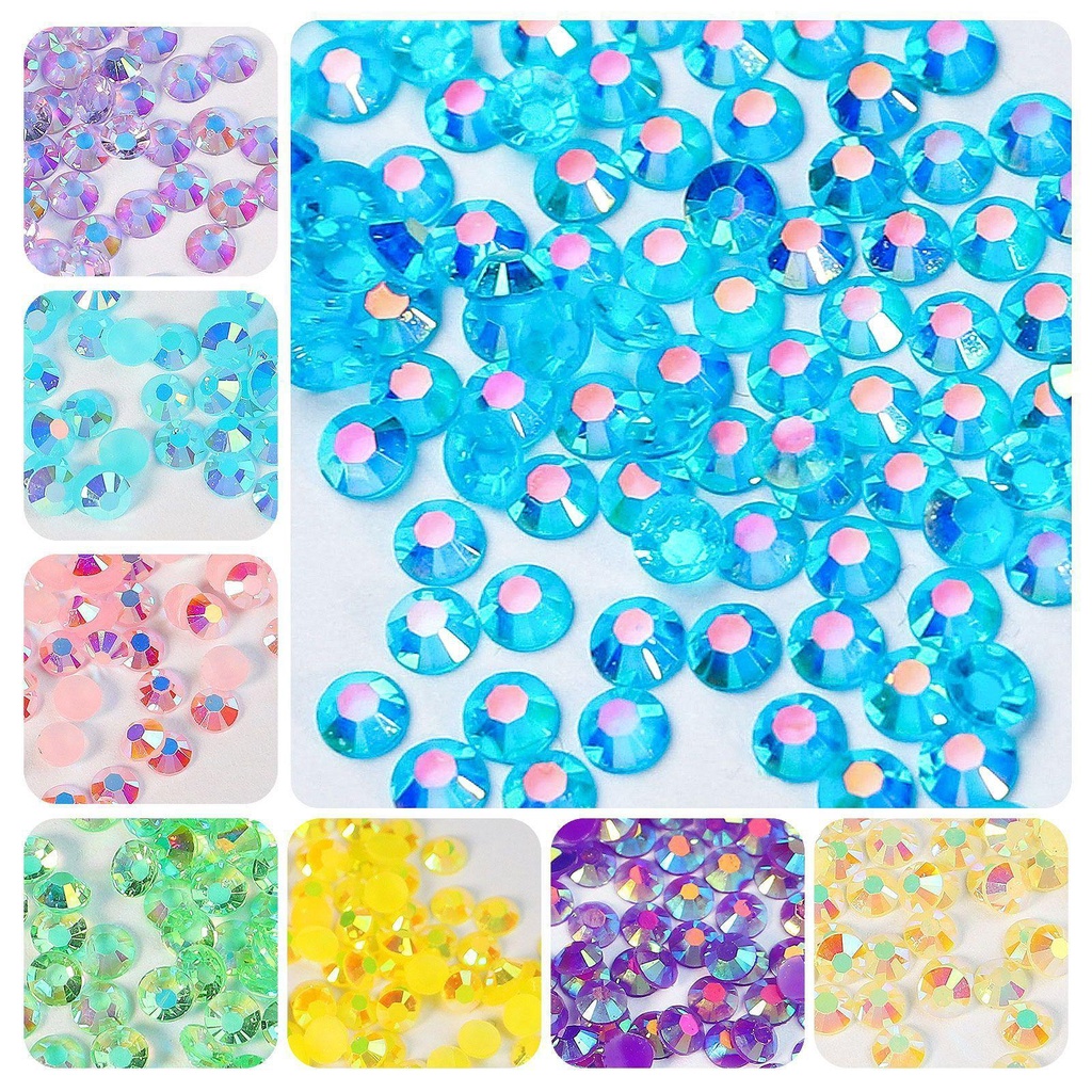 Hộp 3500 Hình Dán Trang Trí Móng Tay Xinh Xắn|Đồ Trang Trí Bằng Nhựa Resin Độc Đáo Sáng Tạo|Phụ Kiện Nhiều Kích Cỡ Đa Chức Năng Tiện Dụng Và Bền