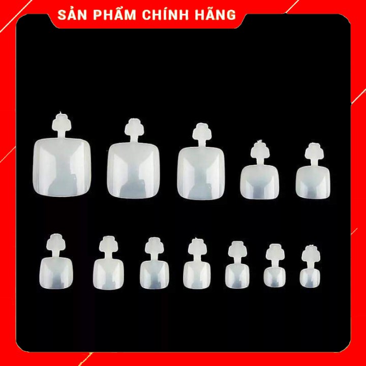 ( giá sỉ ) Móng úp chân loại có tai ( gói 600 móng đủ size ) ( Rẻ vô địch )