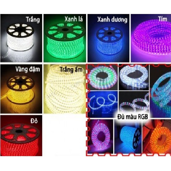 Bộ 6  led 5050 Vàng (warm white) không kèm nguồn