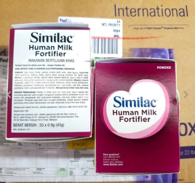 Sữa similac Human Milk Fortifier cho trẻ sơ sinh cần tăng cân trẻ sinh non thiếu tháng