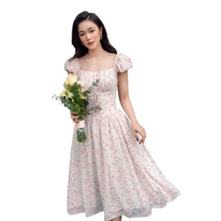 Olv - đầm lace up liti dress