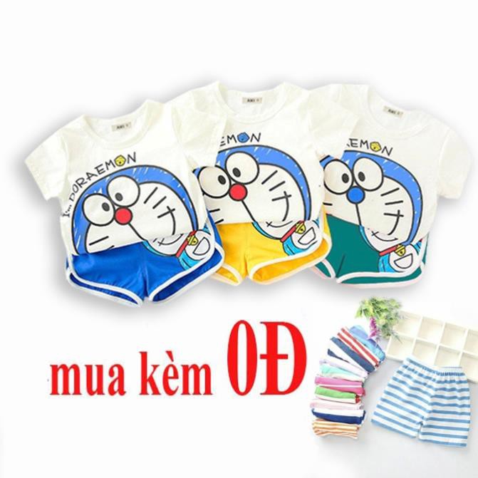 Quần Áo Trẻ Em 💥FREESHIP💥 Bộ DORAEMON thần thánh cho bé 8-18kg