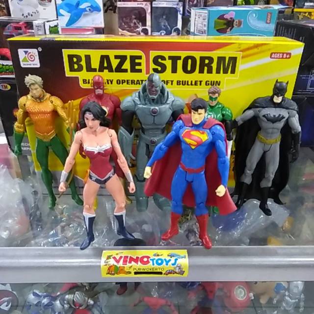 Set 7 Mô Hình Nhân Vật Siêu Anh Hùng Dc Justice League