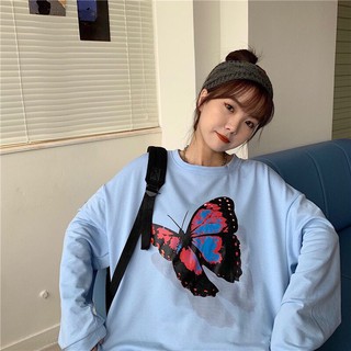 sweater bướm xanh