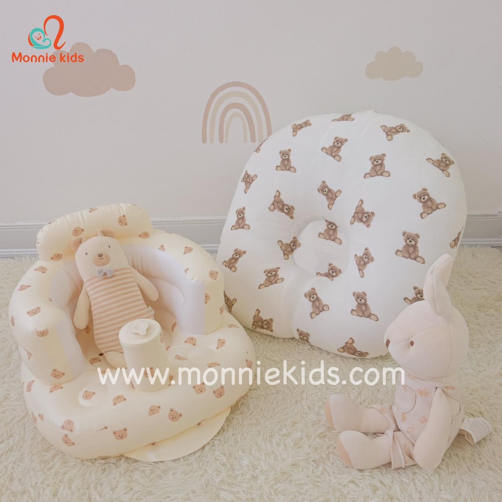 VỎ GỐI CHỐNG TRÀO NGƯỢC VẢI XÔ MUSLIN MOCHEE CHO BÉ