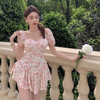 Đầm hoa nhí cúp ngực