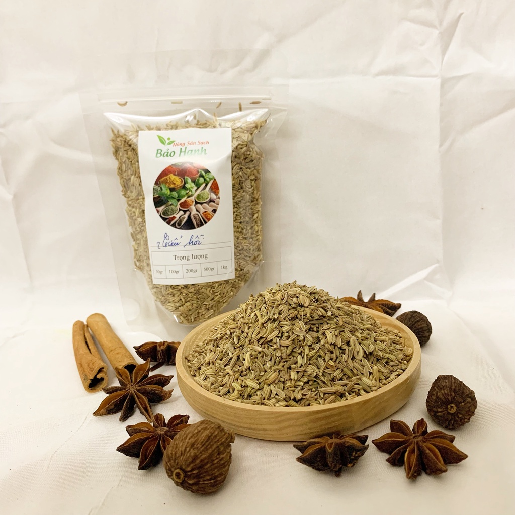 Hạt tiểu hồi – hạt thì là 100-500gr Fennel Seed BH Spices gia vị nấu phở BHS023