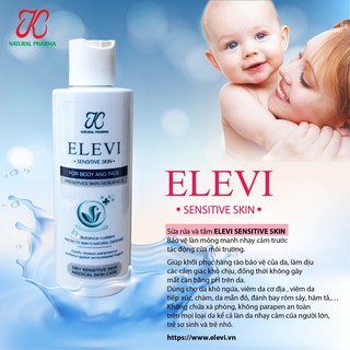Sữa tắm cho da nhạy cảm ELEVI SENSITIVE SKIN