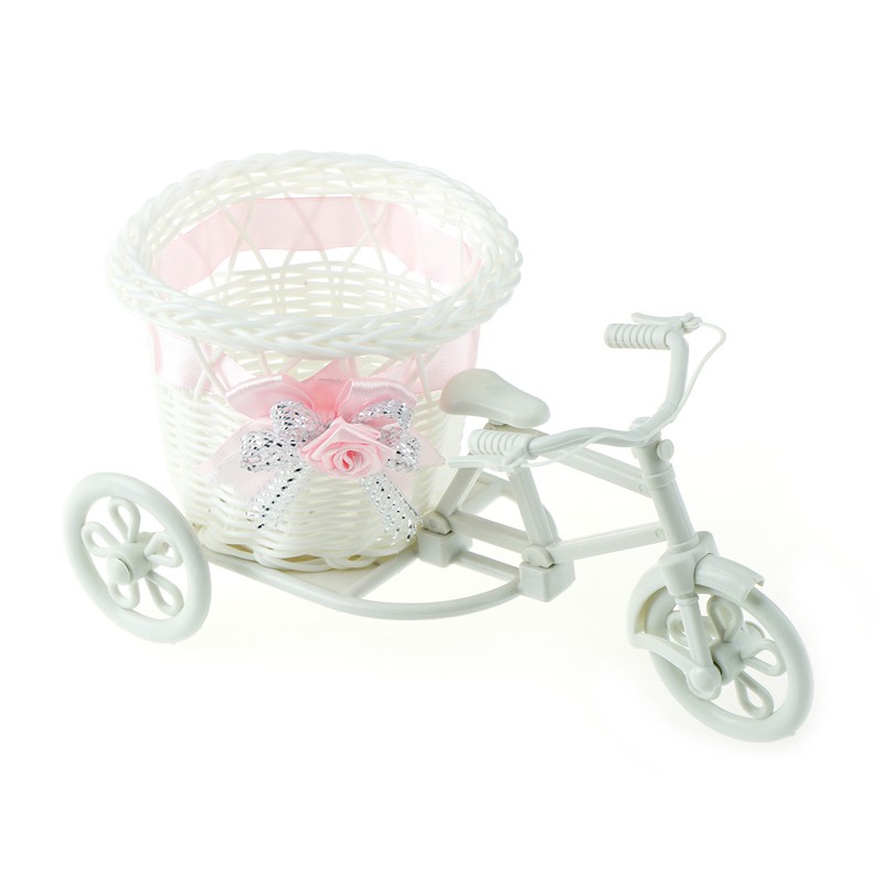 Giỏ đựng trang trí hình xe ba bánh