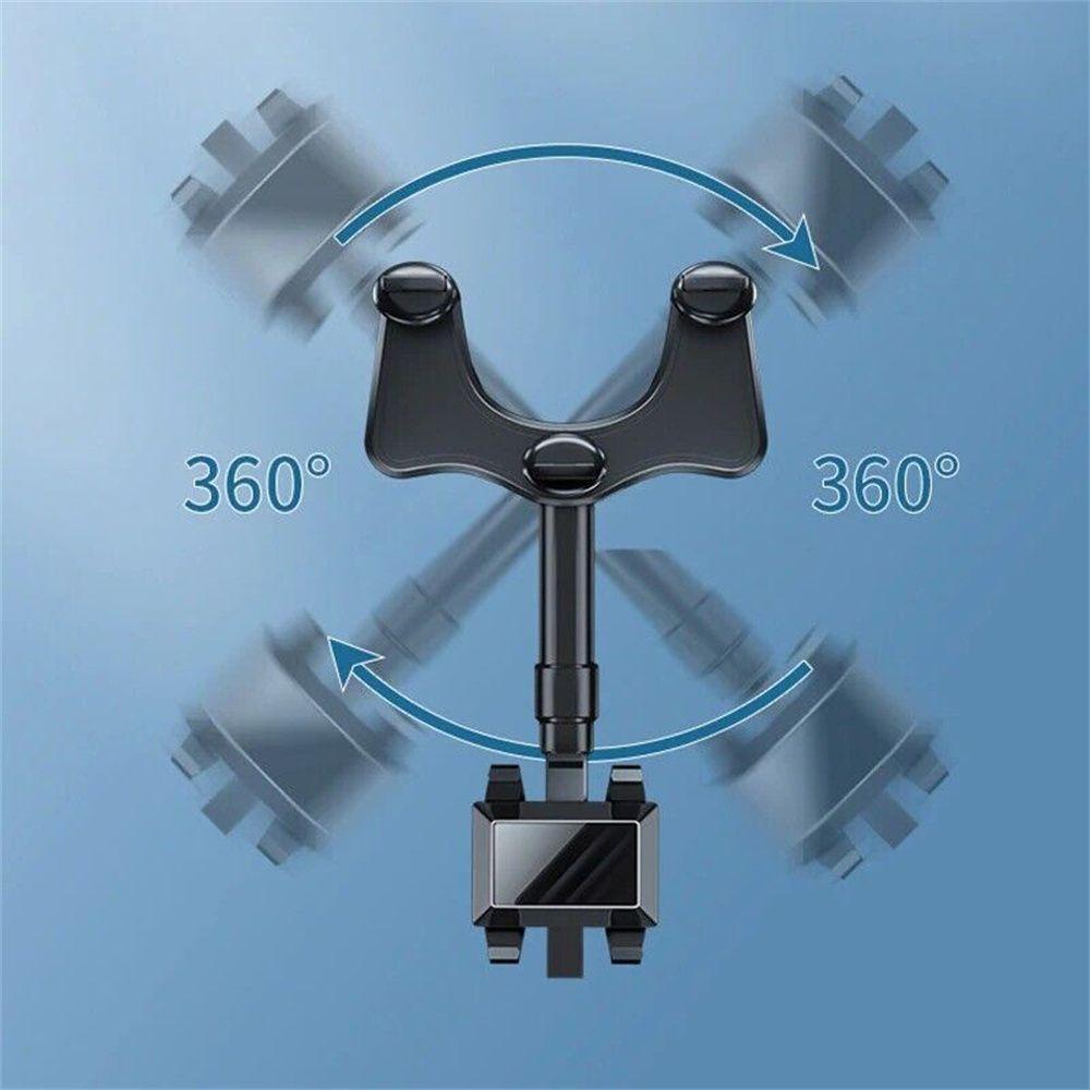 Giá Đỡ Điện Thoại Gắn Kính Chiếu Hậu Xe Hơi Xoay 360 Độ Tiện Dụng