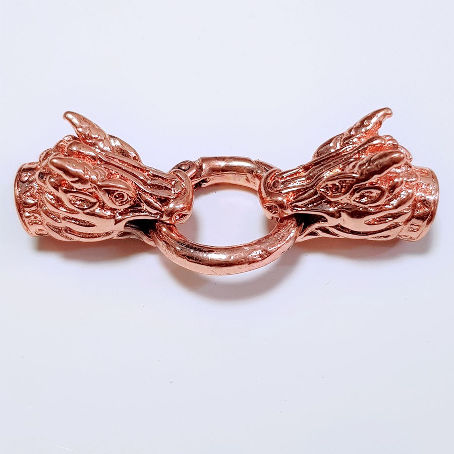 [K1VT] Phụ kiện trang sức (DIY) - Chốt khóa đầu rồng làm vòng cổ vòng tay hạt gỗ đá