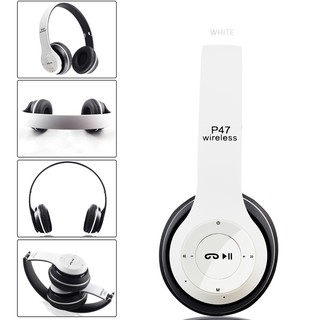 Foldable Bluetooth 5.0 P47 Headset For Smartphone / Tablet