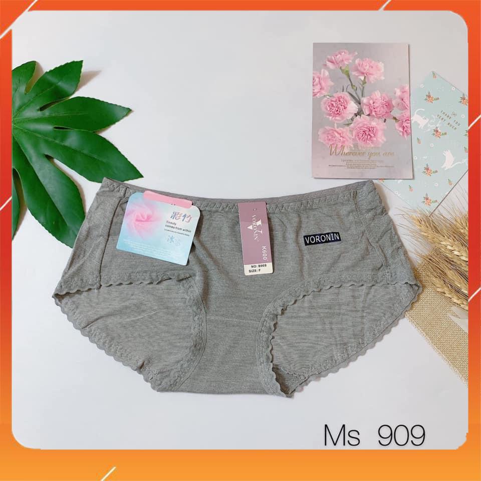 Quần lót nữ cotton đũi cao cấp kháng khuẩn mềm mại thấm hút mồ hôi viền ren Q2159