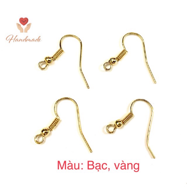 50 đôi Bông tai, khuyên tai trơn handmade