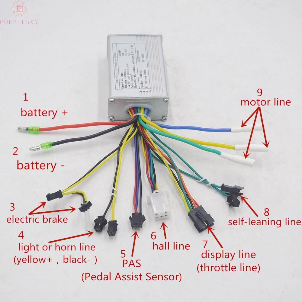 Bảng Mạch Điều Khiển Động Cơ Không Chổi Than 36v / 48v Cho Xe Tay Ga