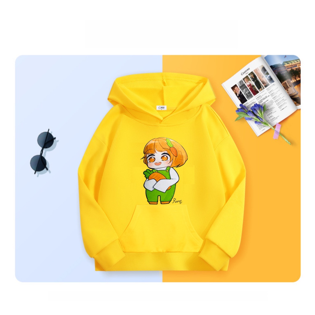 Áo hoodie hero team màu vàng nỉ bông cực đẹp cho bé trai bé gái nhiều mẫu sammy simmy phong cận