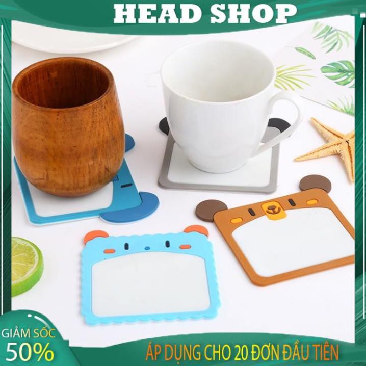 LÓT LY CÁCH NHIỆT HÌNH SANWICH CON VẬT HEAD SHOP