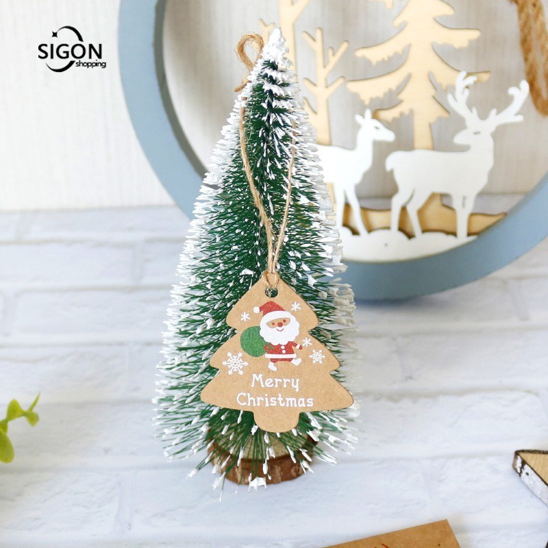 Thẻ treo trang trí cây thông giáng sinh 12 phong cách