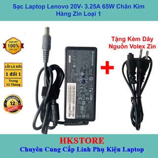 Sạc Laptop Lenovo 20V - 3.25A  65W đầu Kim Lenovo T410 T410s T400 T400s T500 X300 X301 R400 R500 SL410