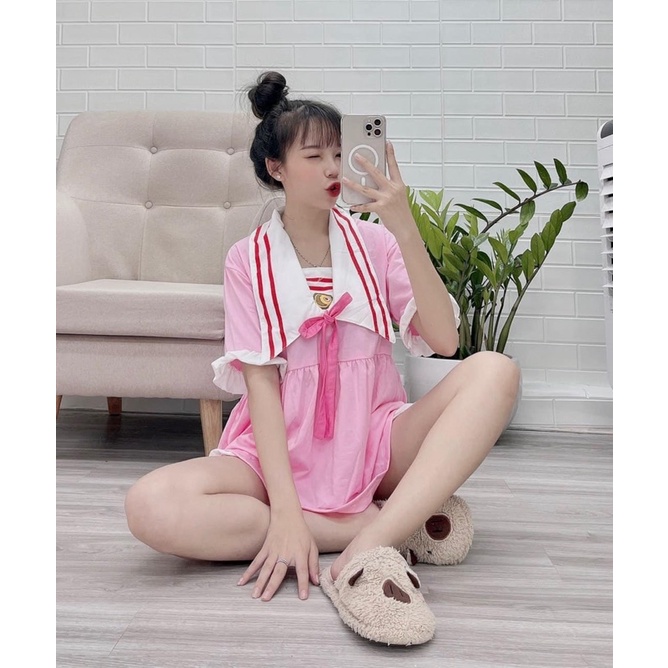 Set thuỷ thủ may cho khách xuất dư